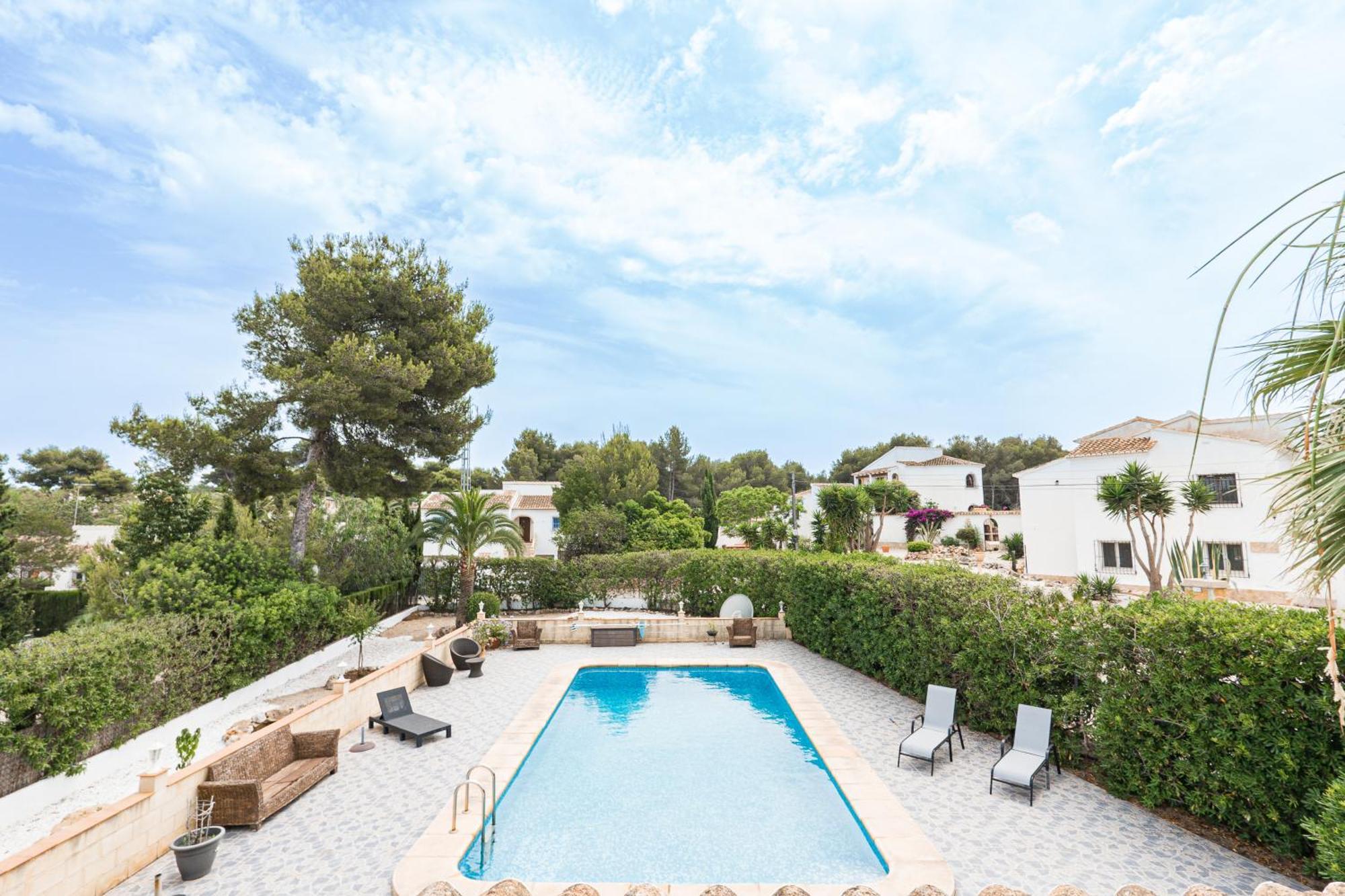 Casa Maria Top Floor Studio Apartment With Swimming Pool Jávea Exterior foto